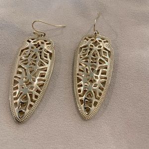 Kendra Scott Sadie Gold Filigree Earrings